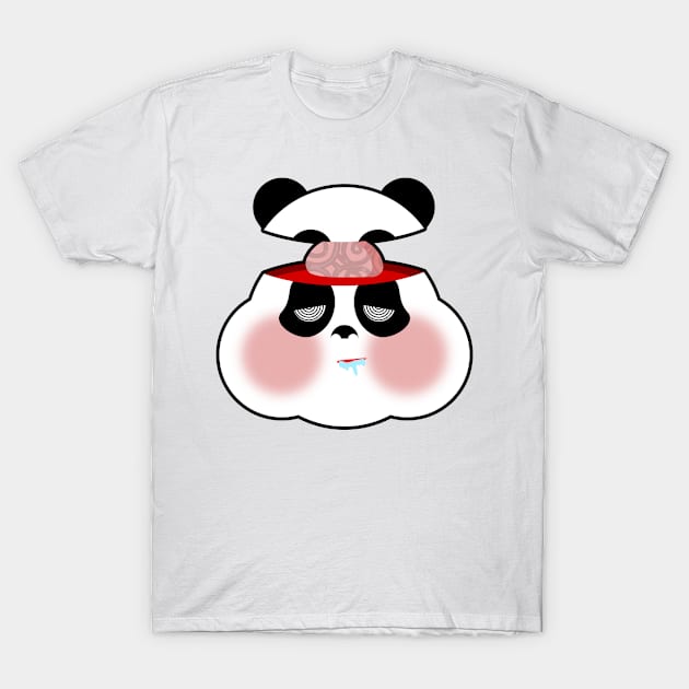 Panda Brain T-Shirt by meganther0se